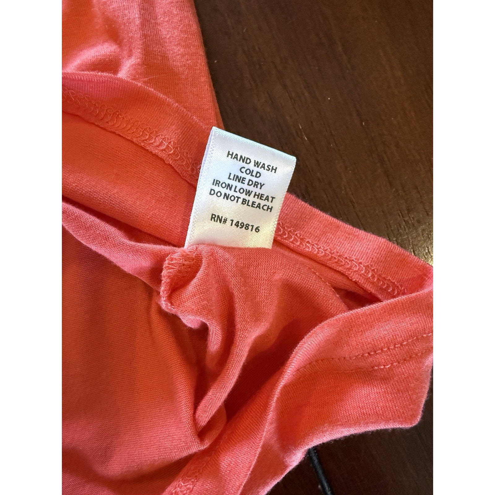 Myellement Boutique Coral Tee Women's Size 3x Rayon/Spandex — image 6 of 6